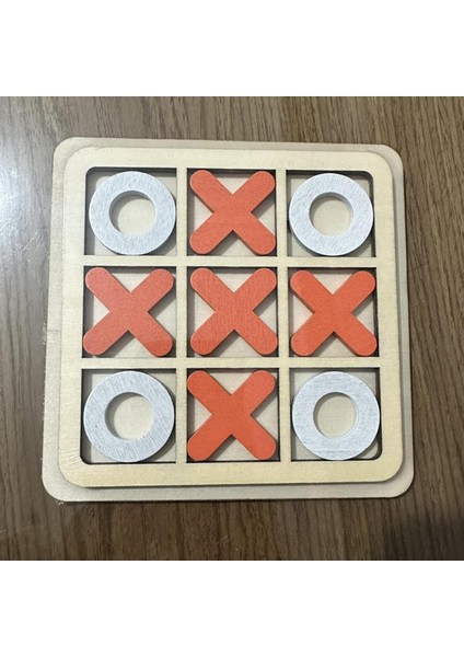 Luxury Ahşap Ox Oyunu Eğitici Montessori Zeka Oyunu Tic-Tac-Toe Oyunu Çocuklar Için Eğlenceli Oyunlar 1 Adet modelleri