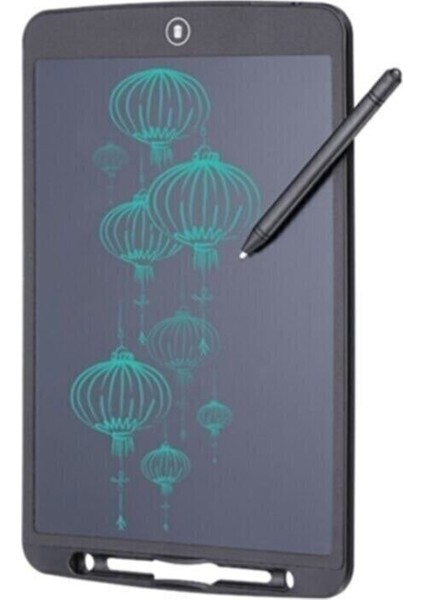 Luxury Writing Tablet LCD 10.5 Inç Dijital Kalemli Çizim Yazı Tahtası Grafik Not Yazma Eğitim Tableti Siyah 1 Adet
