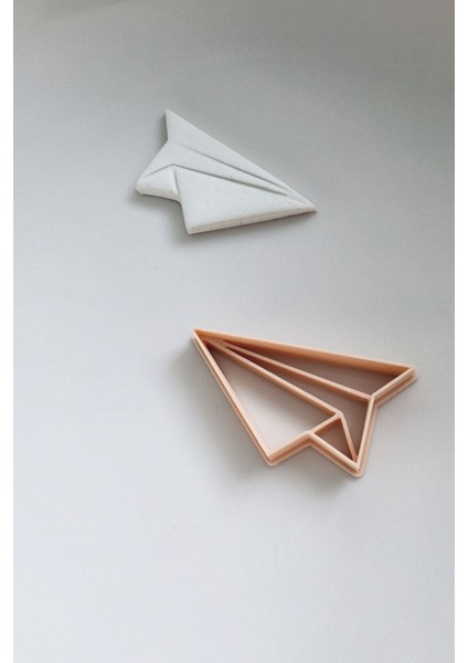 Luxury Origami Uçak Kurabiye Kalıbı Kesici Şekillendirici 1 Adet