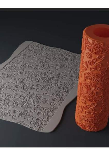 Luxury Kuru Kafa Desen Doku Rulosu 1 Adet