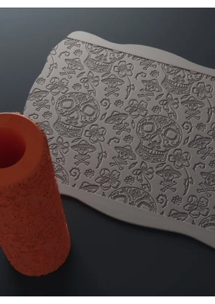 Luxury Kuru Kafa Desen Doku Rulosu 1 Adet