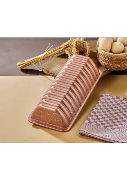 Luxury Asya Döküm Granit 3lü Kek Tart Baton Seti 1 Adet