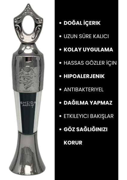 Luxury Kohl Powder (Sürme) Black - Siyah 1 Adet