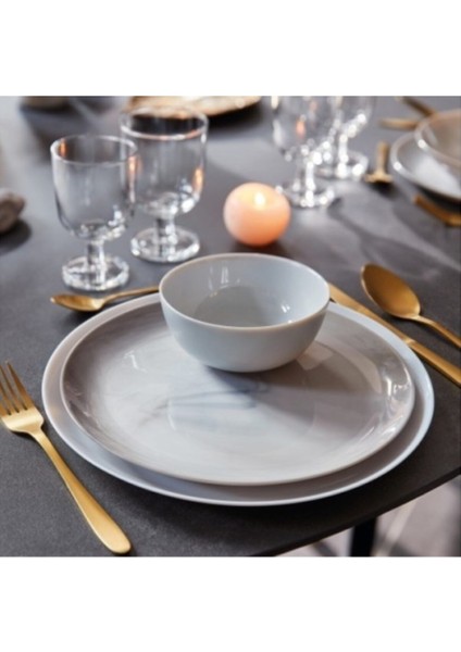 Luxury Diwali Granit Marbre 6 Adet 6 Kişilik 12 cm Çorba Kasesi. 1 Adet