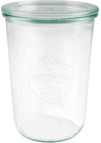 Luxury Kavanoz Cam Saklama Kabı 850 ml (6'lı Set) 1 Adet