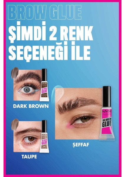 Luxury The Brow Glue Instant Brow Styler Kaş Sabitleyici Maskara - Taupe 1 Adet