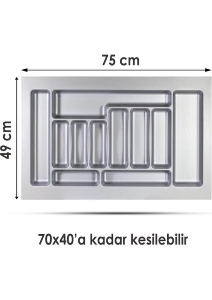 Luxury Kaşıklık Gri Tüm Ölçülerde Kesme Işlemi ÜCRETSIZ-(75CM x 49CM) 1 Adet fiyatları
