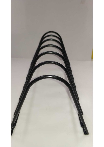 Luxury 3lü Metal Siyah Tabak Standı 1 Adet