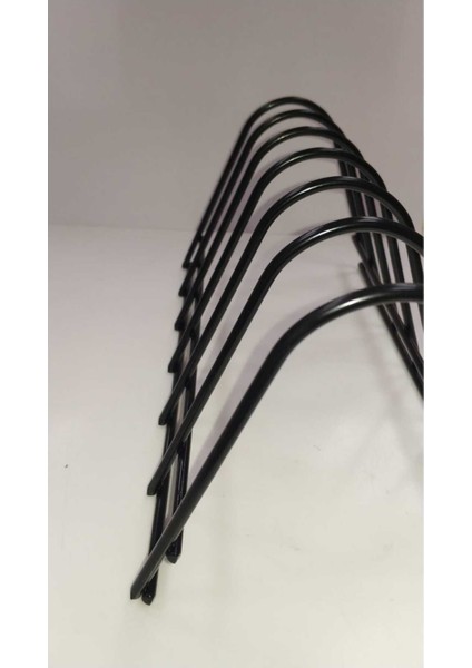Luxury 3lü Metal Siyah Tabak Standı 1 Adet