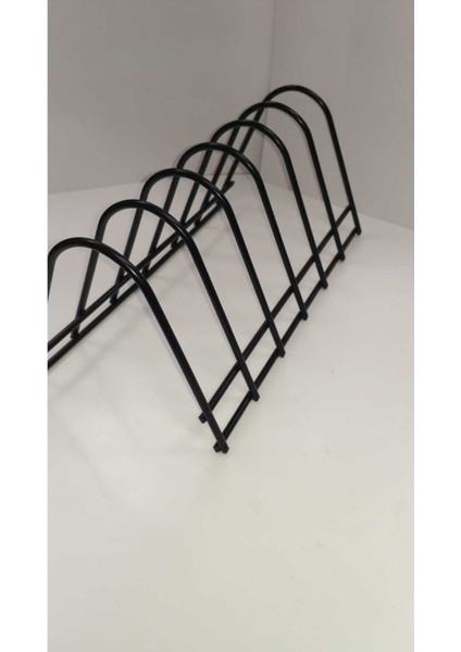 Luxury 3lü Metal Siyah Tabak Standı 1 Adet