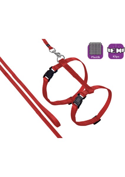 Karlıe Göğüs Tasma+Uzatma 0 cm Kırmızı