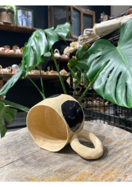 Luxury Stoneware Puantiyeli Mug 1 Adet modelleri