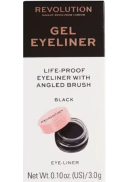 Luxury Gel Eyeliner Pot With Brush 1 Adet