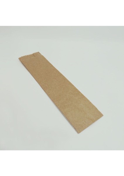 Luxury Dürüm Şamua Poşet Kraft Gıda Ambalaj Kese Kağıdı 27X7 cm 150 Adet 1 Adet