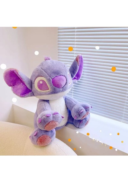 Luxury Stitch Lilo Peluş Oyuncak Mor Renk 35CM Peluş Oyuncak Yumoş Uyku Arkadaşı Stich Angel 1 Adet