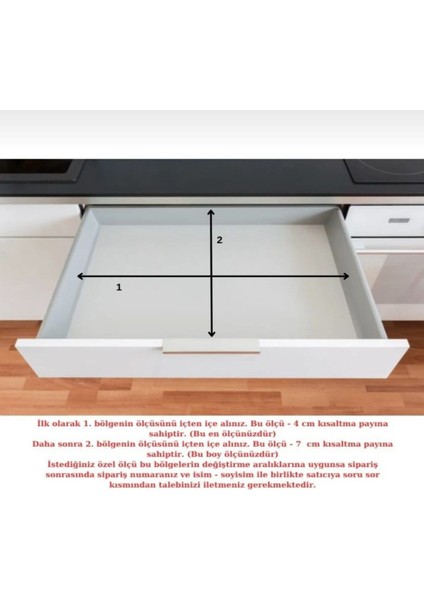 Luxury Netaks Çekmece Içi Kaşıklık 70*49 Ücretsiz Kesim 1 Adet