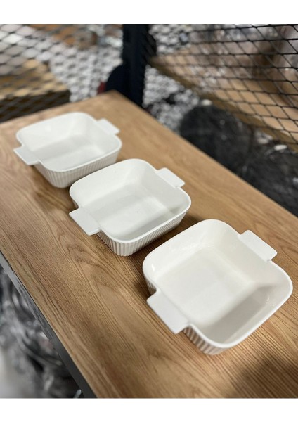 Luxury 6 Lı Kahvaltılık Porselen Kase 13X13X5 cm 1 Adet