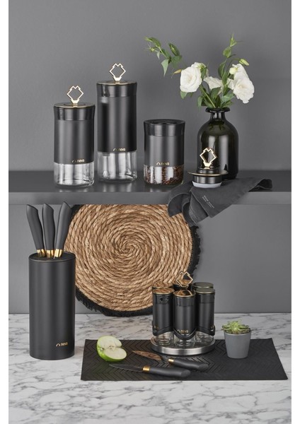 Luxury Mutfak Kombinim Bitter Niş-Gold Mutfak Set 1 Adet