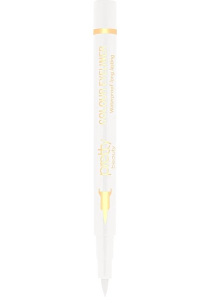 Luxury Renkli Eyeliner Kalın Uç Beyaz 1 Adet