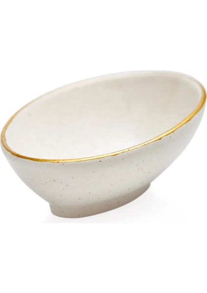 Luxury 4 Lü Seramik Oval Kayık Çerezlik & Sosluk 11 cm 1 Adet indirimleri