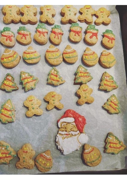 Luxury 4 Adet Yılbaşı Kurabiye Kalıbı Çam Ağacı Model Yılbaşı Kurabiye Kalıbı Gingerbreadman Christmas 1 Adet fırsatları