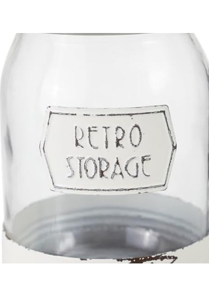 Luxury Shoptrendx Concept Dublin Galvaniz Dekorlu Kavanoz 1.5 Lt Storemx 865301 1 Adet