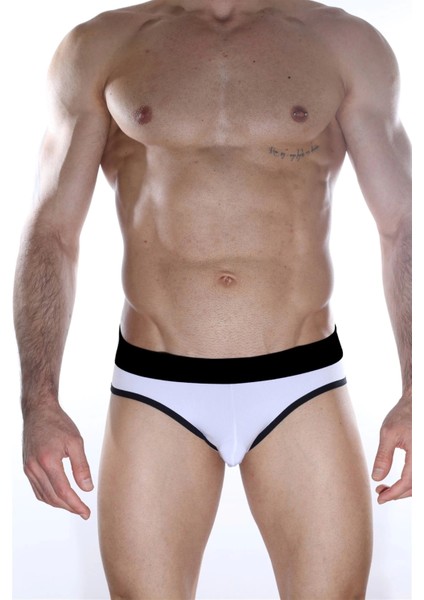 Beyaz Jockstrap