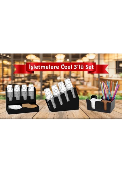 Luxury Bardak / Çay Kahve Ünitesi / Pipetlik 1 Adet