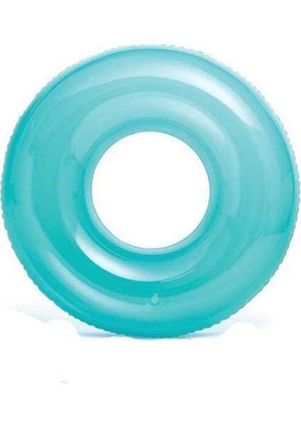 Luxury Intex 59260 Şeffaf Jumbo Can Simidi 76 cm (Turkuaz) 1 Adet