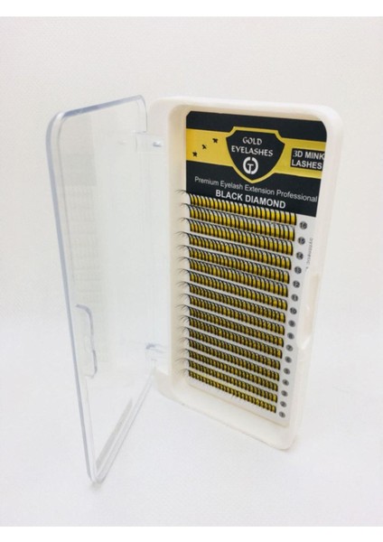 Luxury 3D Ipek Kirpik C Kıvrım 0.07 - 12MM 1 Adet