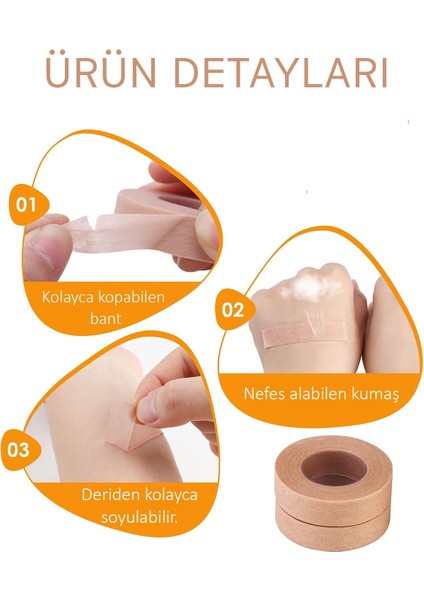 Luxury Cilt Bandı Esnek Nefes Alabilen Makyaj Bant Kadın Göz Altı Yüz Makyajı Eyeliner Kapatıcı Aksesuar 1 Adet