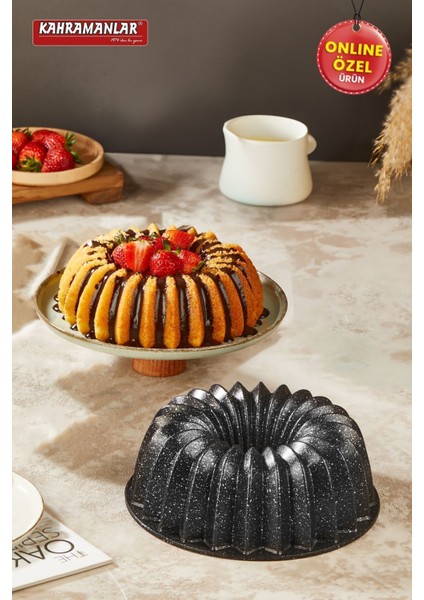 Luxury Granit Döküm Kek Kalıbı 1 Adet