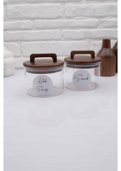 Luxury Akasya Yuvarlak Kavanoz 380ML (Pamuk-Kulak Pamuğu) 1 Adet