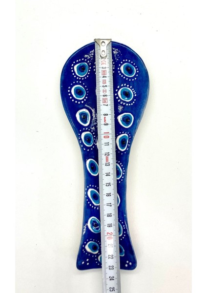 Luxury Nazar Boncuklu Seramik El Yapımı Kaşıklık 23 cm 1 Adet fiyatları