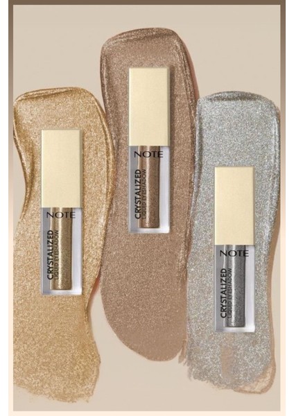 Luxury Crystalized Liquid Eyeshadow Likit Metalik Göz Farı - 08 Vintage Bronze 1 Adet