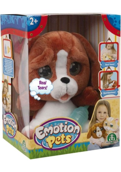 Luxury Emotion Pets Ağlayan, Gerçek Göz Yaşı Döken Evcil Pelüş Hayvan - Kızıl Köpekçik 1 Adet