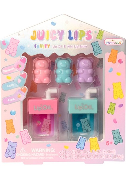 Luxury Fruity Lip Balm ve Lip Oil Seti 1 Adet