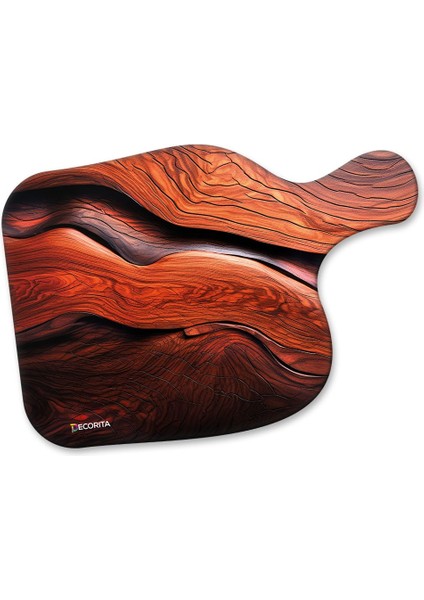 Luxury Saplı Cam Kesme Tahtası - Cam Kesme Tablası | Curve | 28CM x 40CM 1 Adet