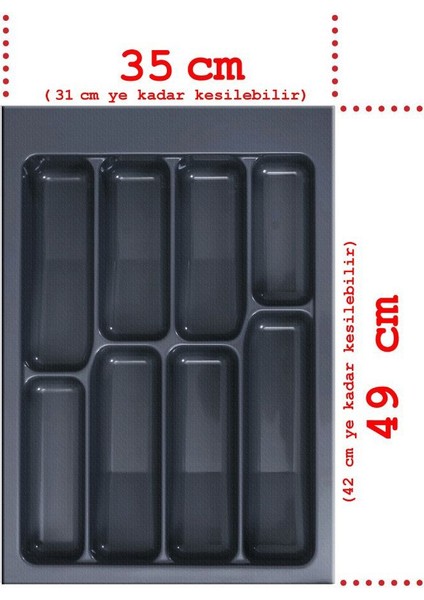 Luxury Netaks Çekmece Içi Kaşıklık 35*49 Yeni Model Ürün Ücretsiz Kesim 1 Adet