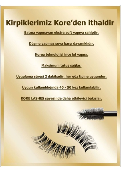 Luxury Takma Kirpik 5li Set 1 Adet