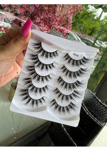 Luxury Takma Kirpik 5li Set 1 Adet