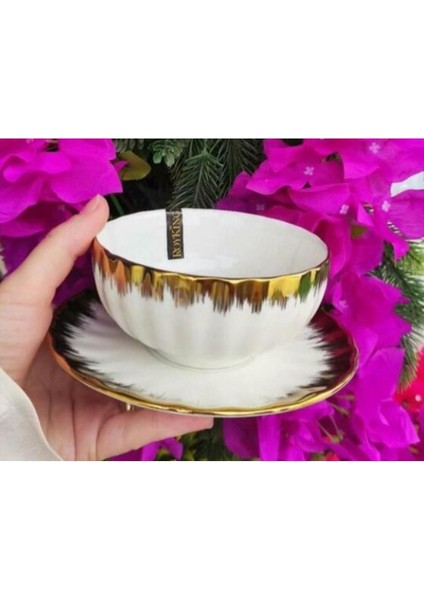 Luxury Royking Avangarde Tabaklı Kase White Gold Ytc 002 1 Adet