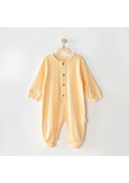 Fitilli Kumaş Unisex Bebek Tulum – Günlük Kullanıma Uygun Organik Tulum