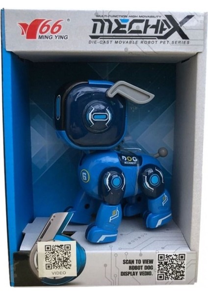 Luxury Sesli ve Işıklı Dokunmatik Robot Köpek 1 Adet