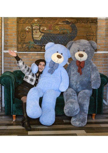 Luxury Efsane Boyut, Şıklık ve Yumuşaklık: 200 cm Papyonlu Peluş Ayı 1 Adet fiyatları