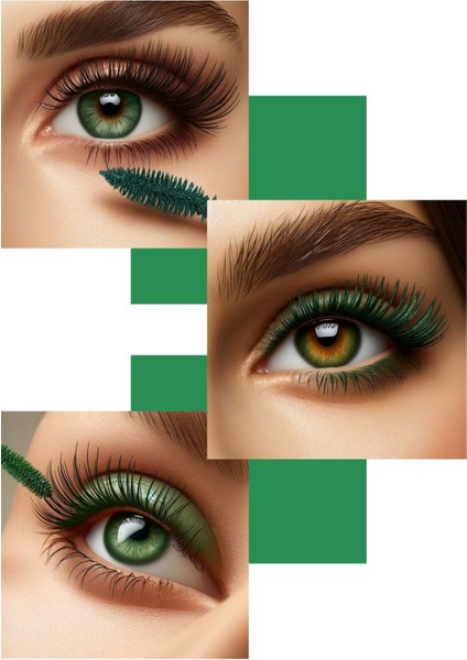 Luxury 4 In 1 Show Maskara Yeşil 7,5 ml - No: 03 1 Adet