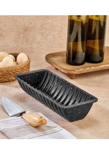 Luxury Döküm Granit Dilimli Baton Kek Kalıbı 1 Adet