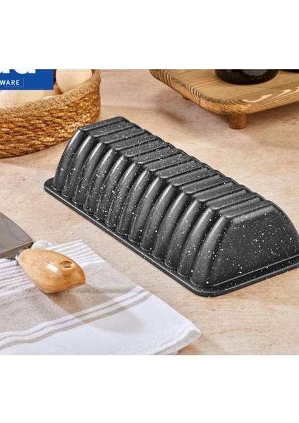 Luxury Döküm Granit Dilimli Baton Kek Kalıbı 1 Adet