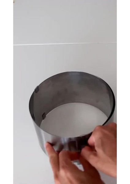 Luxury Yuvarlak Ayarlanabilir Pasta Kek Pandispanya Kalıbı Ayarlı Çember 1 Adet