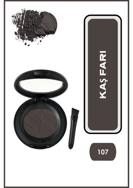 Luxury Eyebrow Powder No: 107 - Kaş Farı - 8691190445072 1 Adet